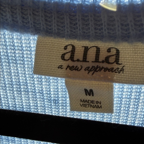 Anna Light Blue Crew Neck Sweater - Picture 4 of 5